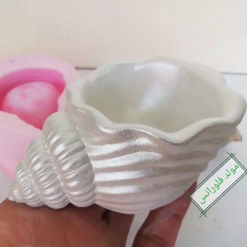 قالب سیلیکونی شات صدفی ،پهنا 11و اندازه ارتفاع 4ونیم 