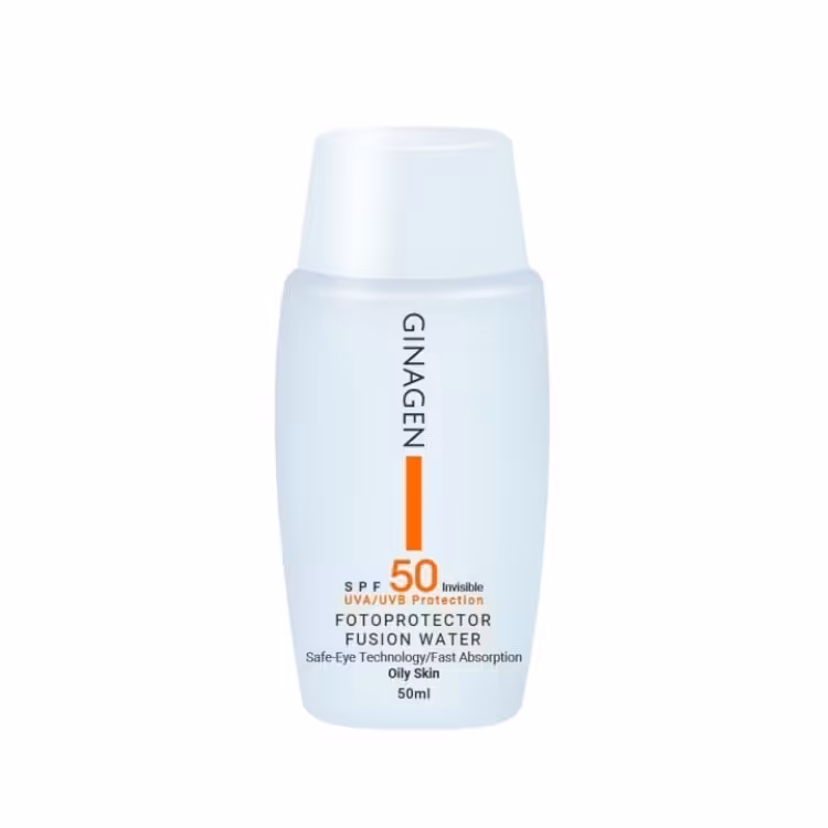 کرم ضد آفتاب بدون رنگ ژیناژن SPF50 مدل Invisible