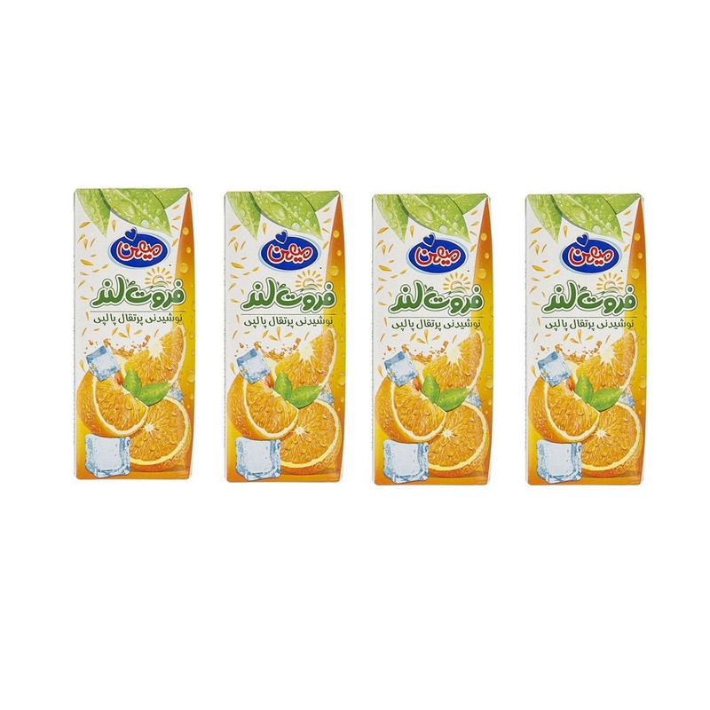 نوشیدنی پرتقال میهن - 200 میلی لیتر بسته 4 عددی
