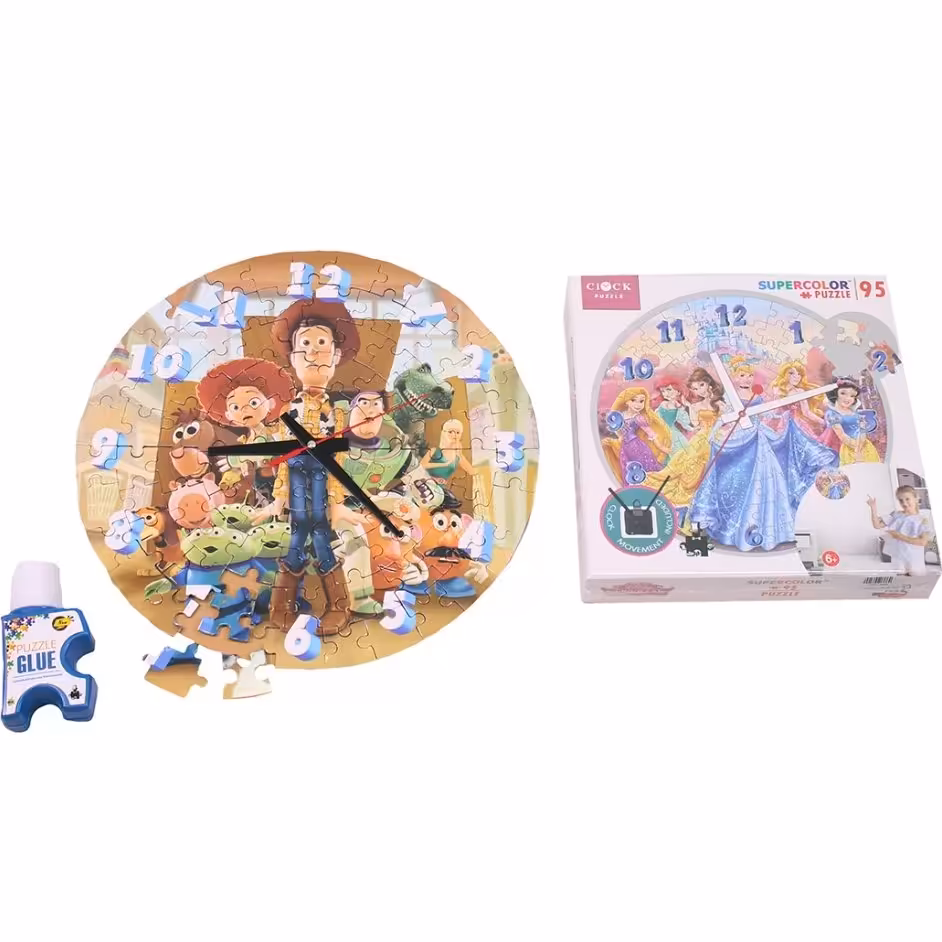 ساعت دیواری کودک پازل 95 قطعه

