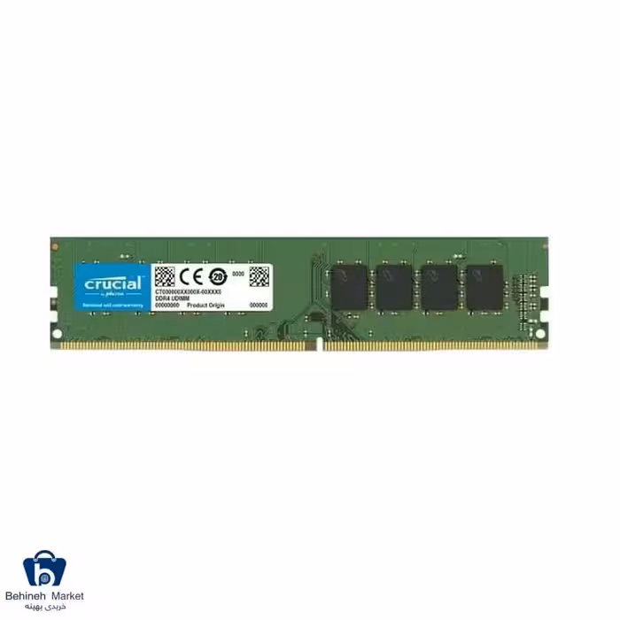 رم دسکتاپ کروشیال مدل PC4-25600 DDR4 3200Mhz CL22 ظرفیت 32 گیگابایت