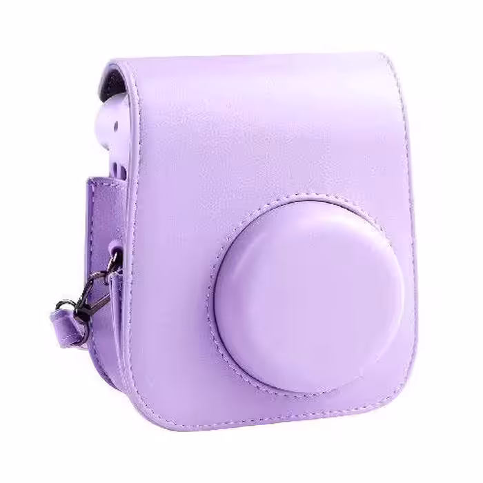 کیف دوربین فوجی فیلم مناسب برای Instax Mini 11 Purple Leather Case