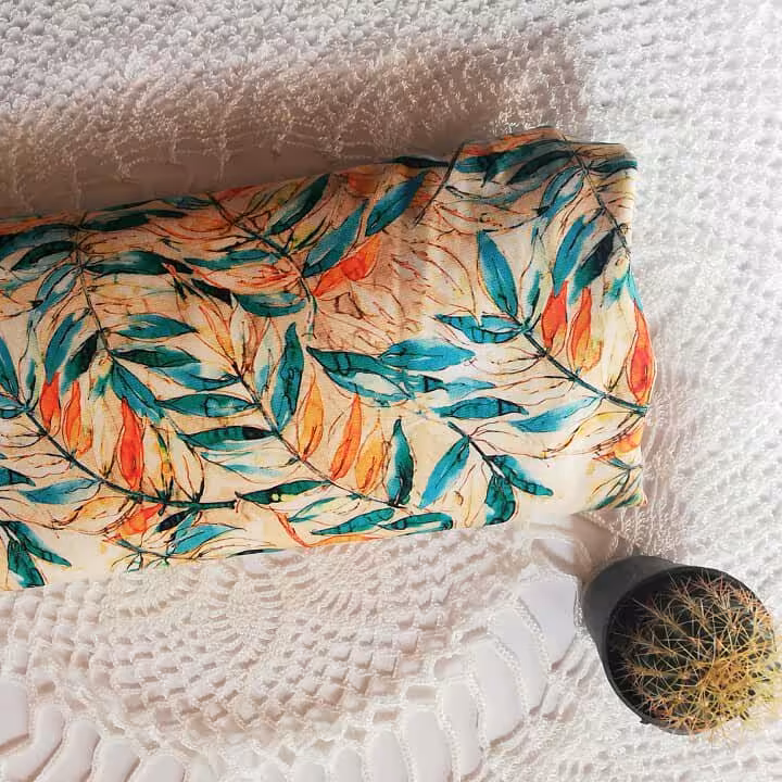 پارچه کرپ طرحدار《ضخیم》