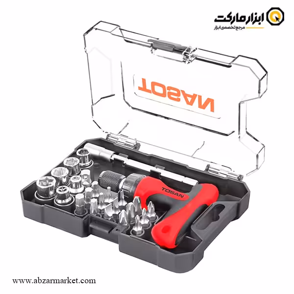 ست سر پیچ گوشتی توسن 24 عددی مدل T814-S24