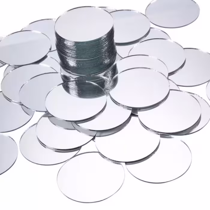 آینه 1میل گرد با قطر 1 سانتی متر بسته 30 تایی 