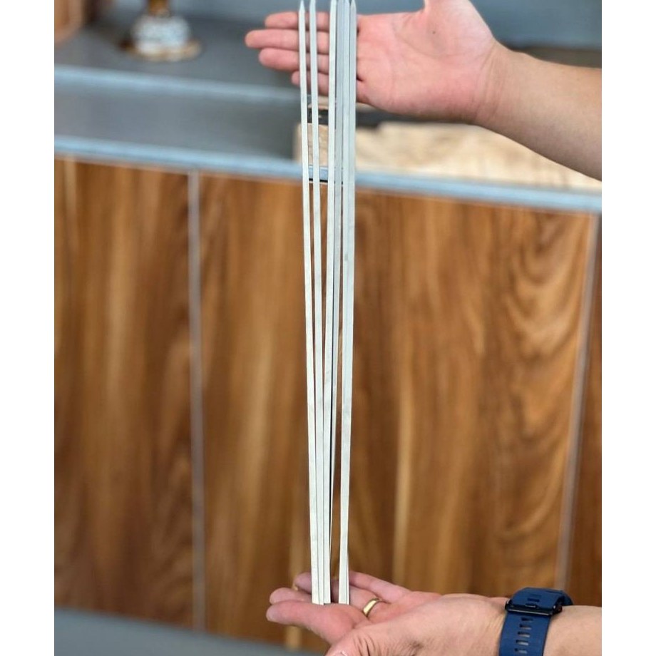 سیخ دل و جگر سایز 50 سانت تک رنگ از جنس استیل 