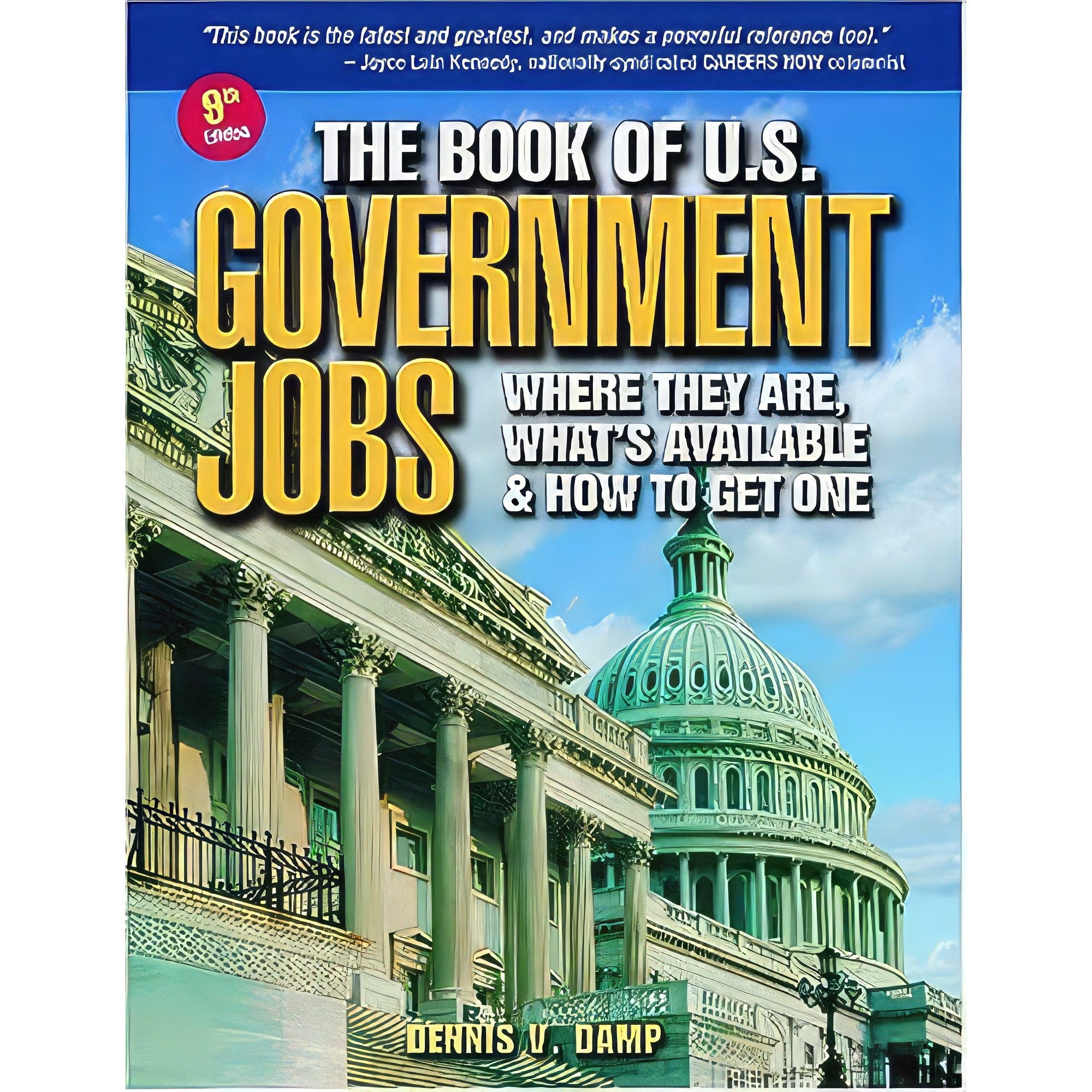 کتاب زبان اصلی The Book of US Government Jobs اثر Dennis V Damp