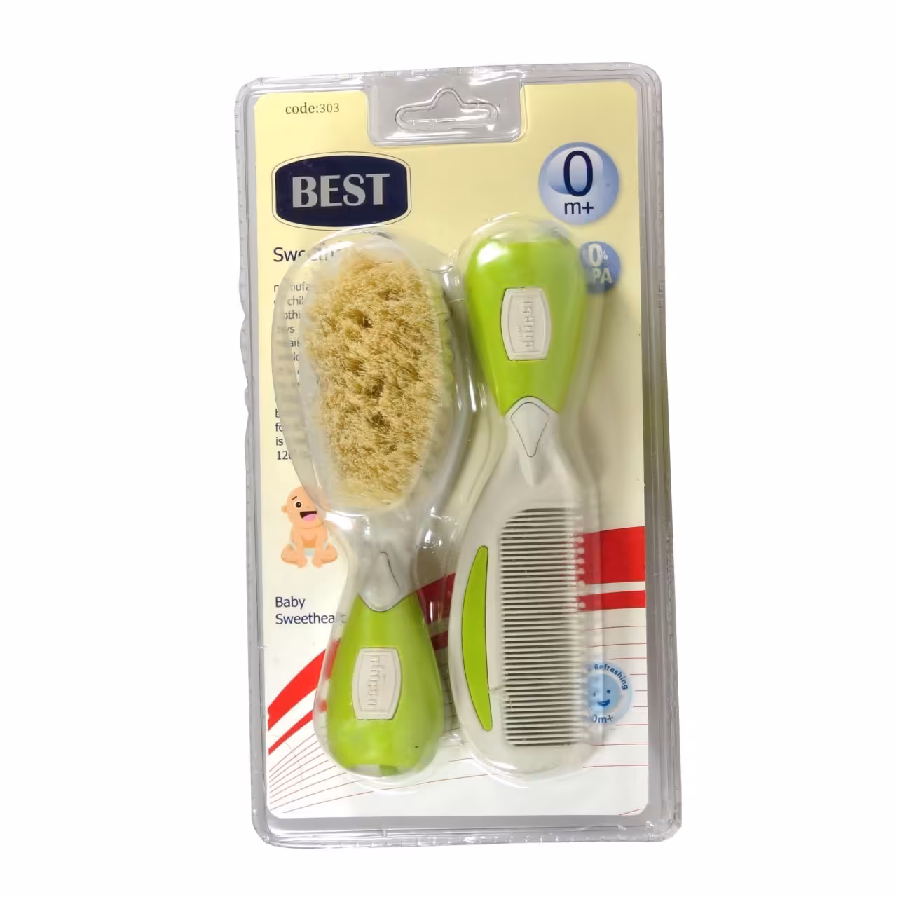 ست شانه و برس نوزاد کد T -78