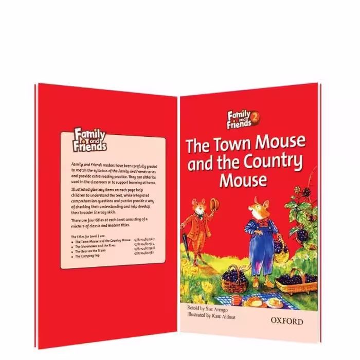 کتاب داستان Family and Friends 2-1 The Town Mouse and The Country Mouse