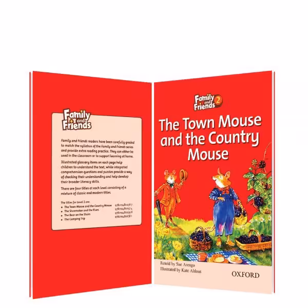 کتاب داستان Family and Friends 2-1 The Town Mouse and The Country Mouse