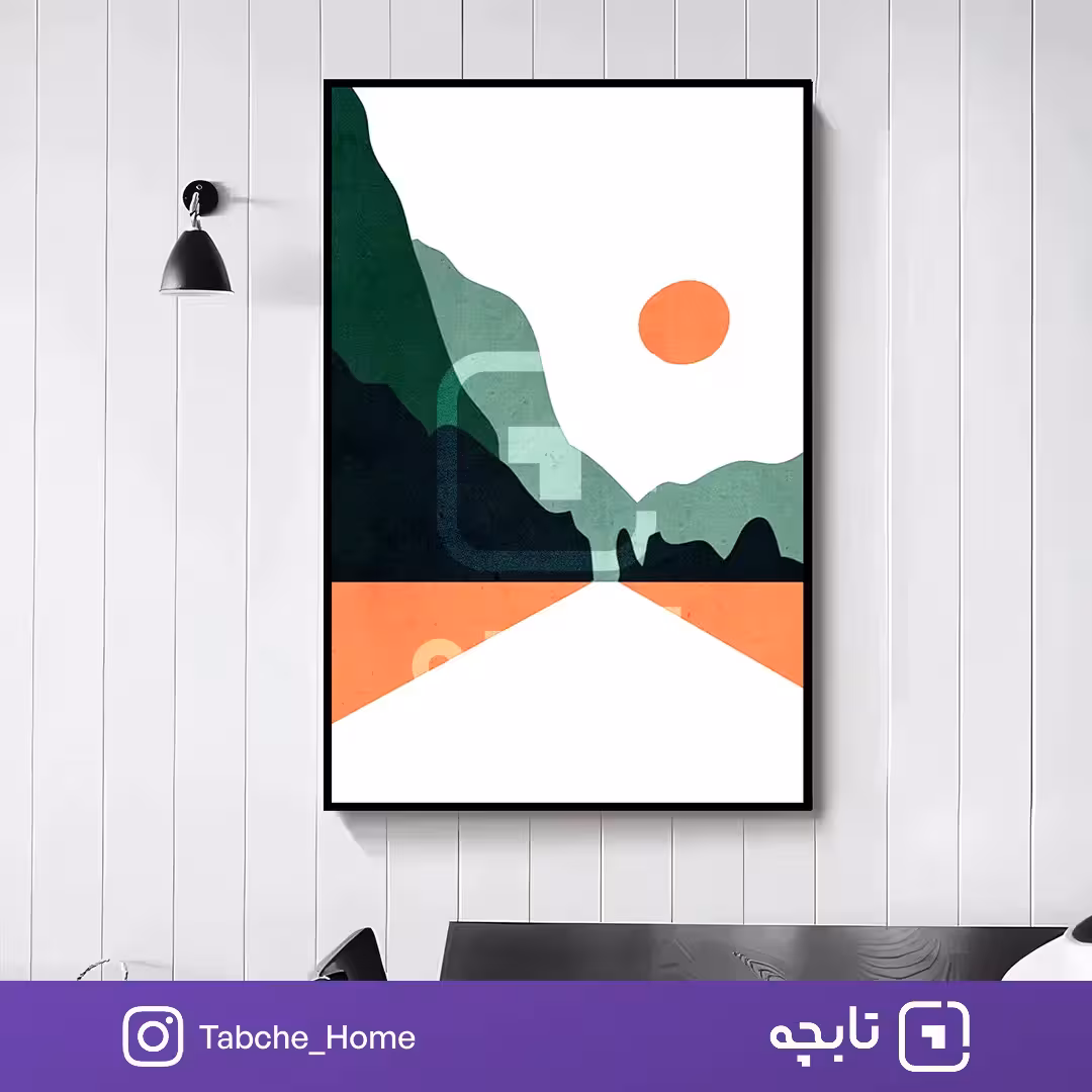 تابلو دیواری بوسه‌ی خورشید