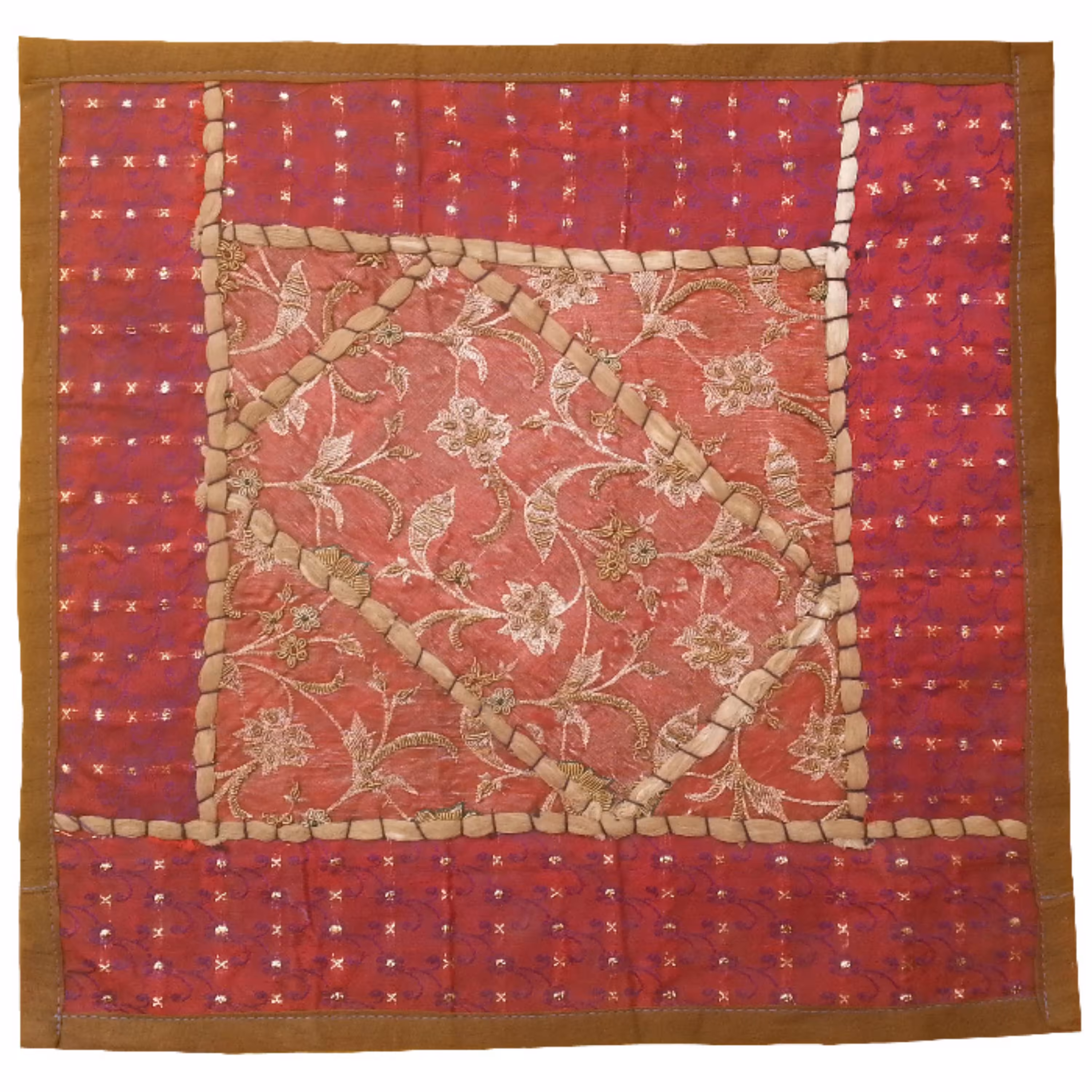 وسط میزی کوچک عسلی سرمه دوزی کد QUSER30