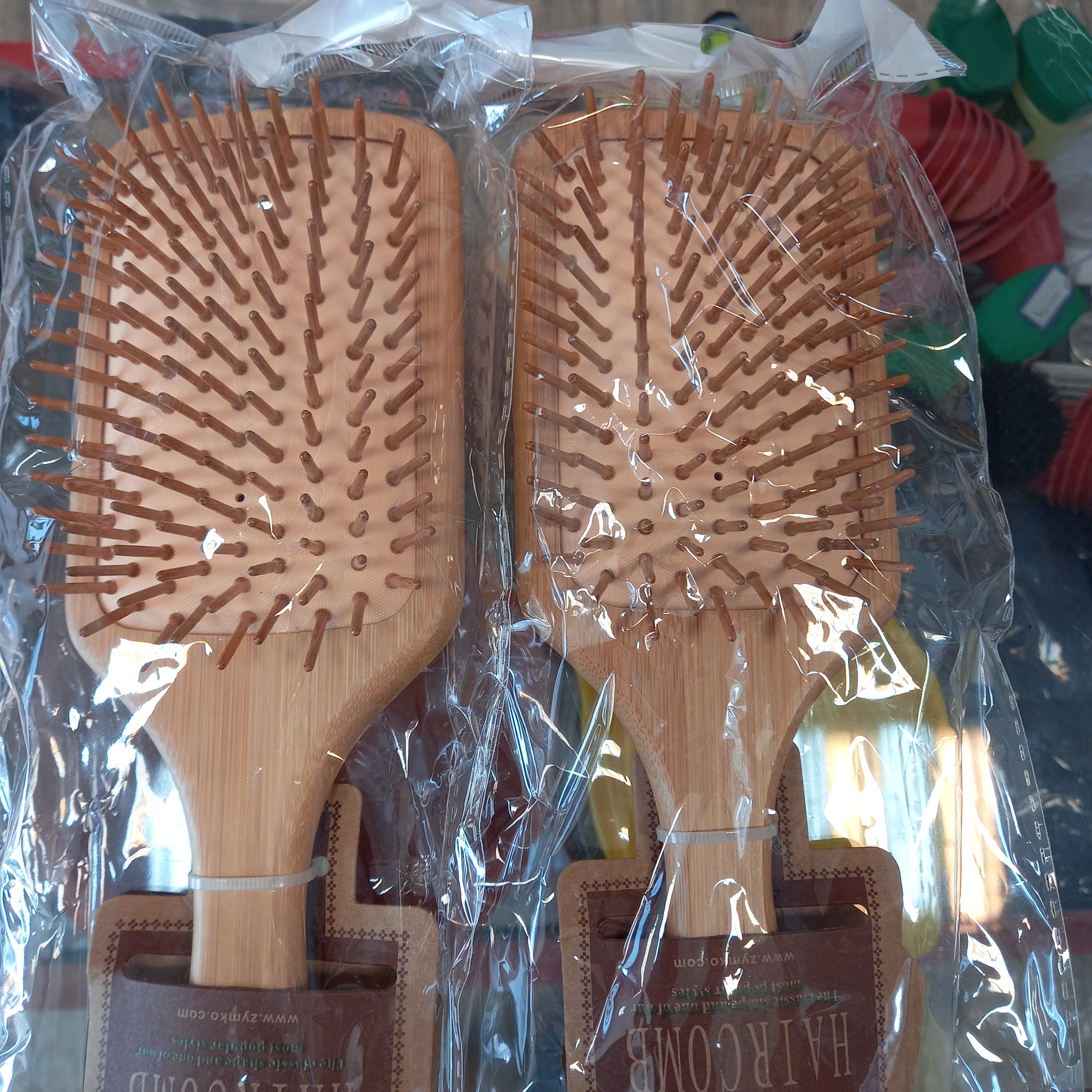 برس مربع چوبی 8 پر قهوه ای زیمکو