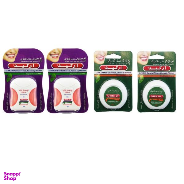نخ دندان ارکید (Orchid) مدل 002 بسته 4 عددی