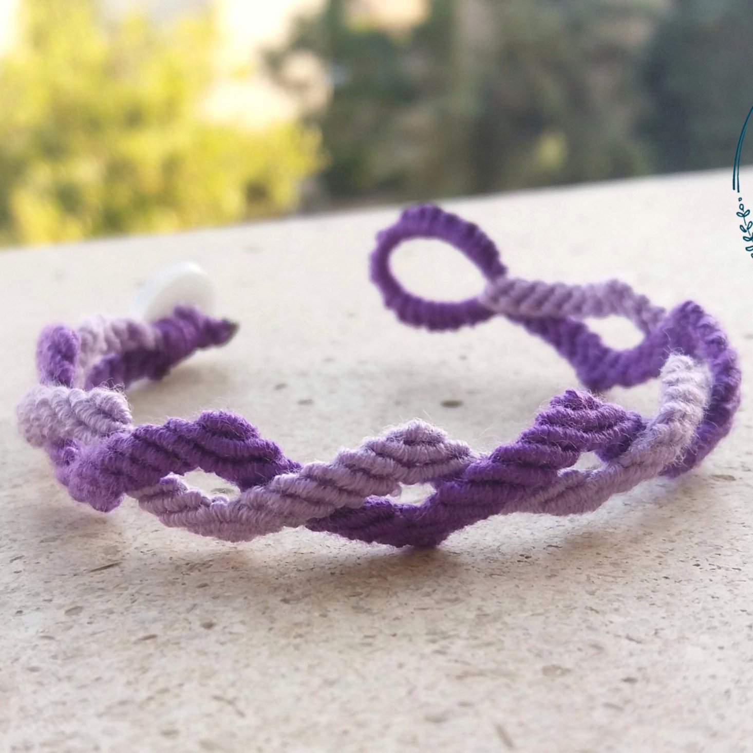 دستبند دوستی طرح تی تی - بنفش