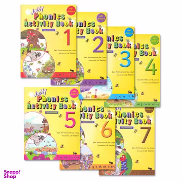 کتاب Jolly Phonics Activity Book اثر Sara Wernham and Sue Lioyd انتشارات Jolly Learning هفت جلدی