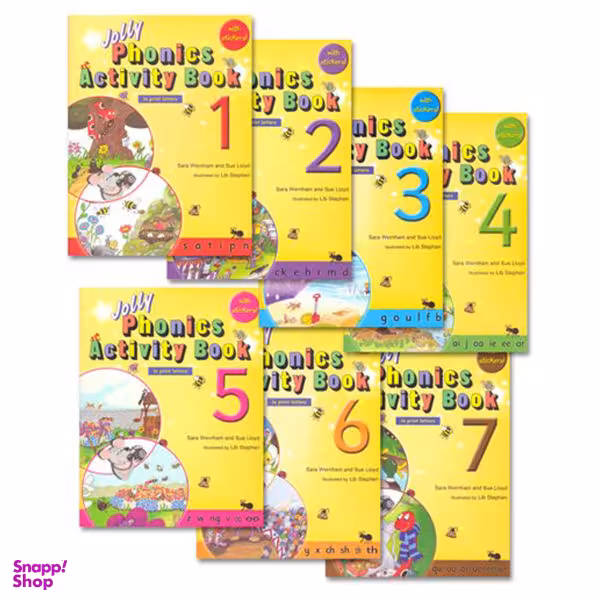 کتاب Jolly Phonics Activity Book اثر Sara Wernham and Sue Lioyd انتشارات Jolly Learning هفت جلدی