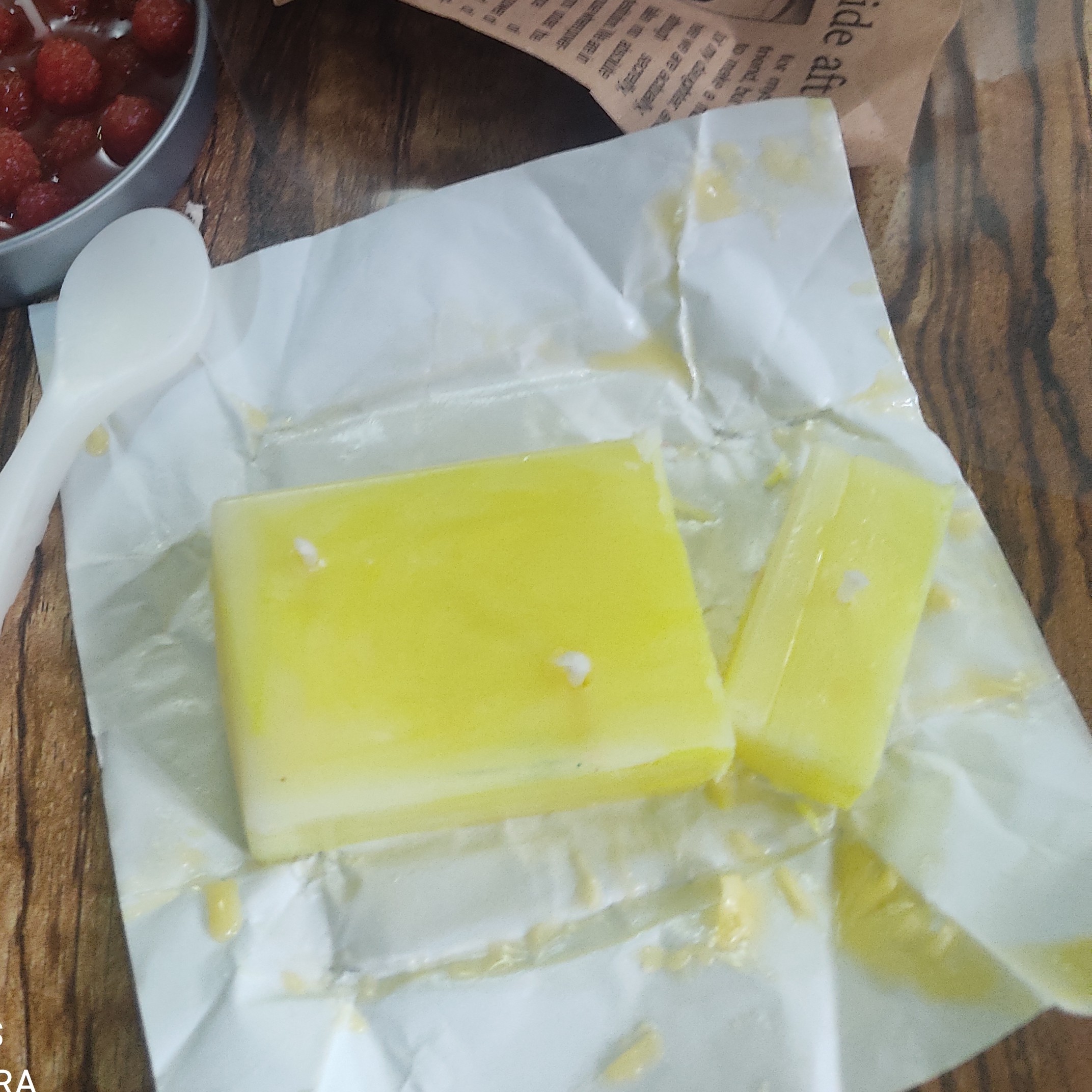 شمع کره صبحانه دکوراتیو تزیینی