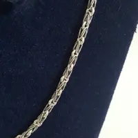 27-زنجیر نقره مردانه عیار 925 -  60 سانت - کد 20-w26.8-4mm