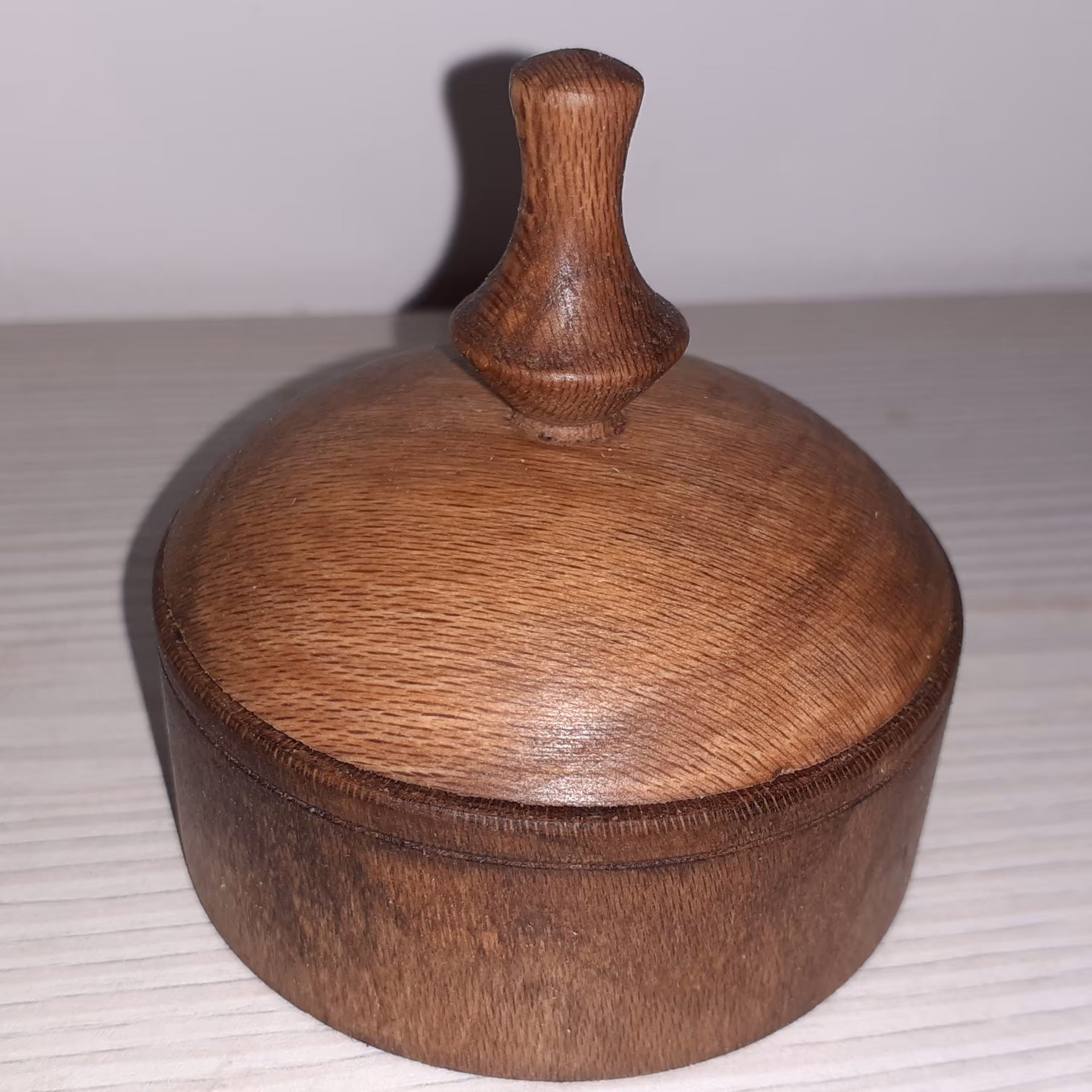 جعبه چوبی زیورالات کاردست چوب قطر7سانتیمتر