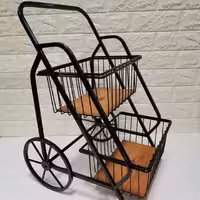 جا سیب زمینی و پیاز طرح کالاسکه ساخته شده از فولاد بسیار ضخیم 