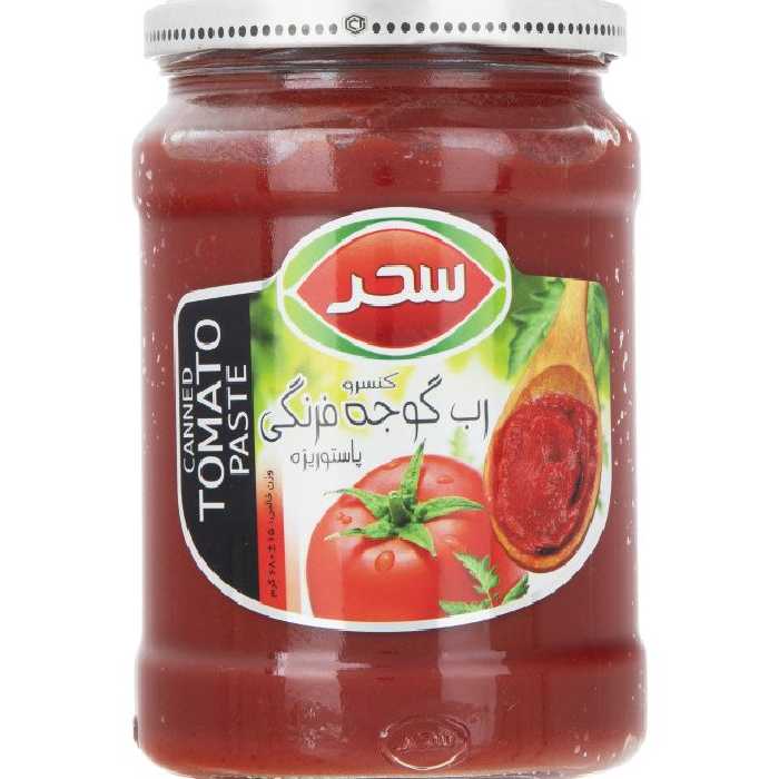 رب گوجه فرنگی سحر شیشه ای 680 گرمی