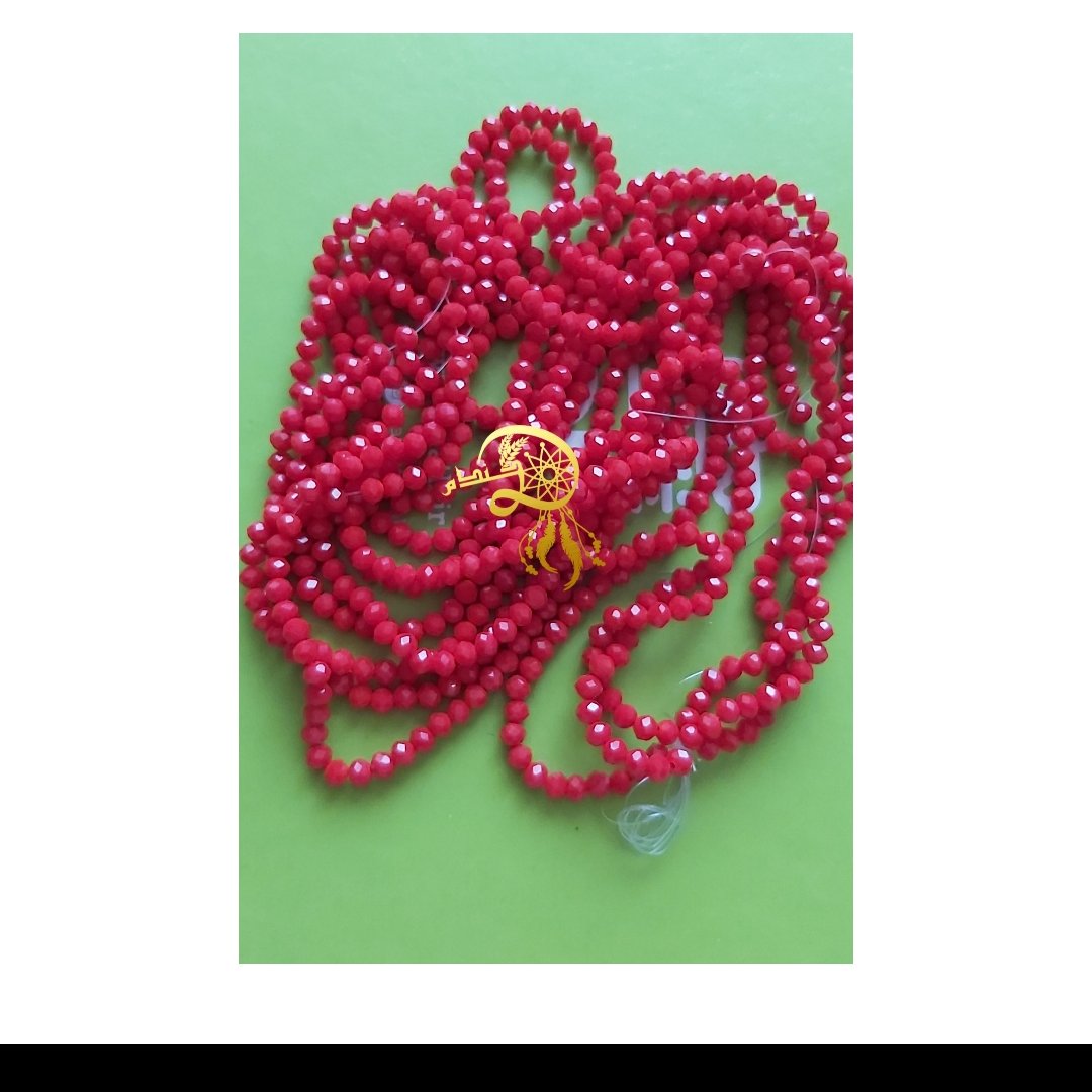 کریستال قرمز سایز4 یک ریسه