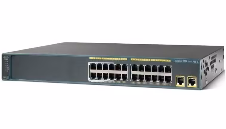 سوئیچ 24 پورت سیسکو مدل WS-C2960-24TT-L