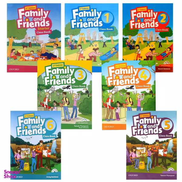 کتاب Family and Friends 2nd اثر Naomi Simmons انتشارات هدف نوین 7 جلدی