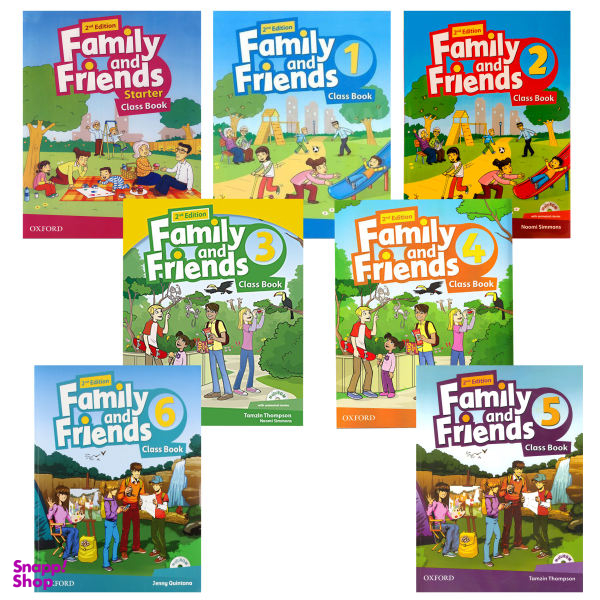 کتاب Family and Friends 2nd اثر Naomi Simmons انتشارات هدف نوین 7 جلدی