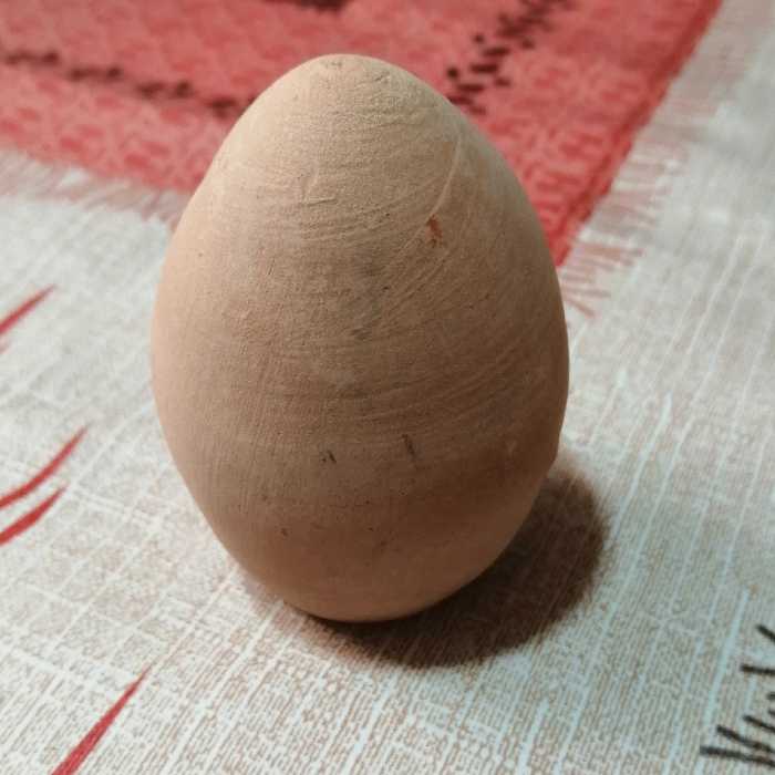 تخم مرغ سفالی خام جهت تزئین و رنگ آمیزی ( بسته 4 عددی) هایپر آذین 
