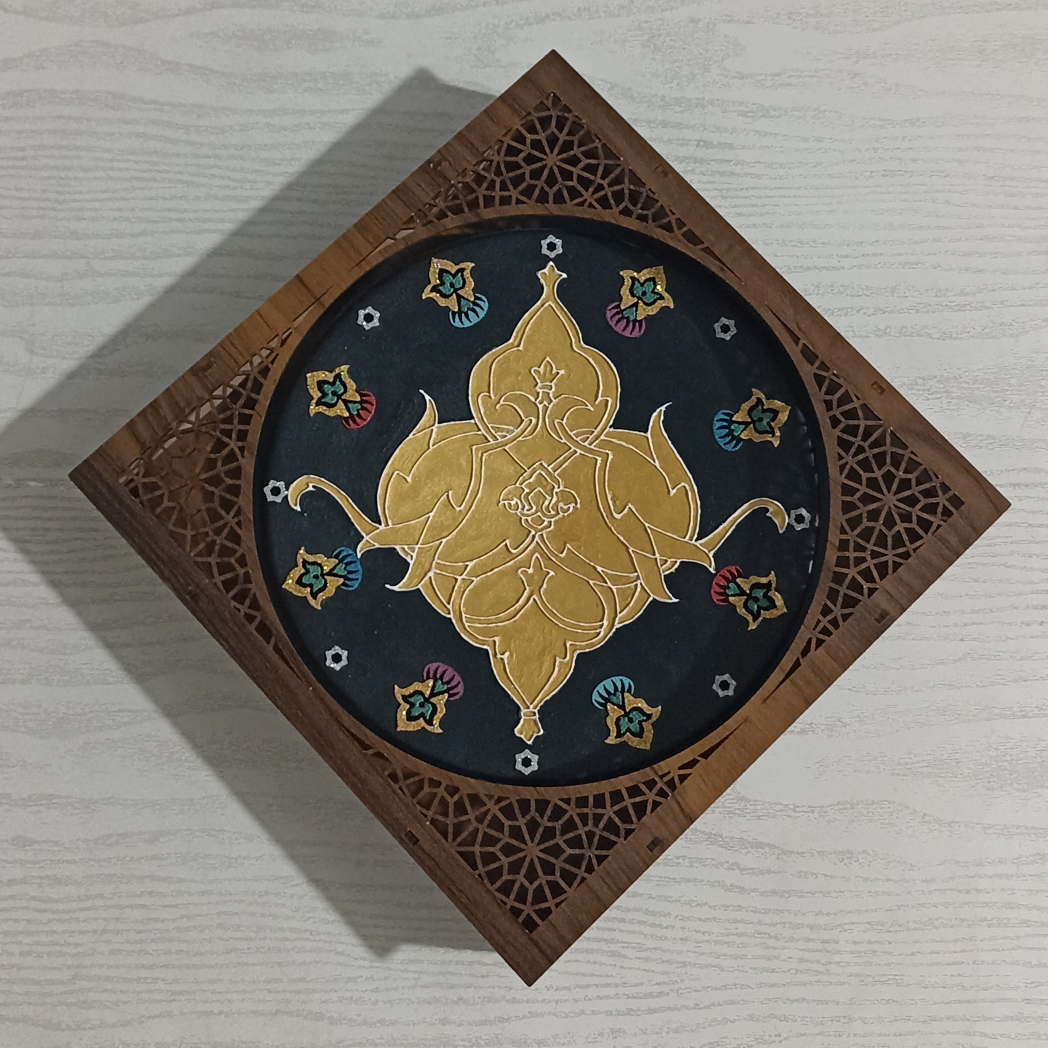 نقاشی برجسته رو ی سفال