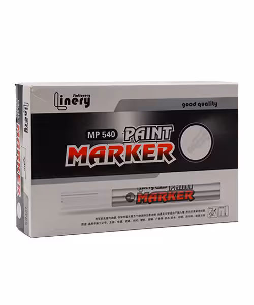 ماژیک معمولی  لاینری  نقره ای و سفید