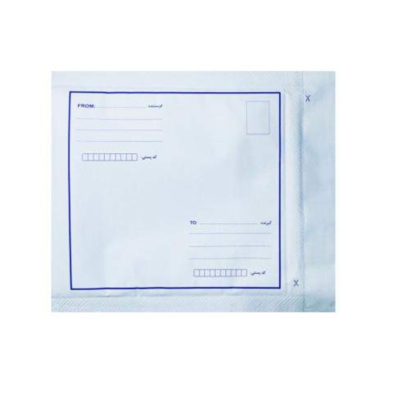 پاکت پستی حبابدار سایز CD بسته 10 عددی (پس کرایه)