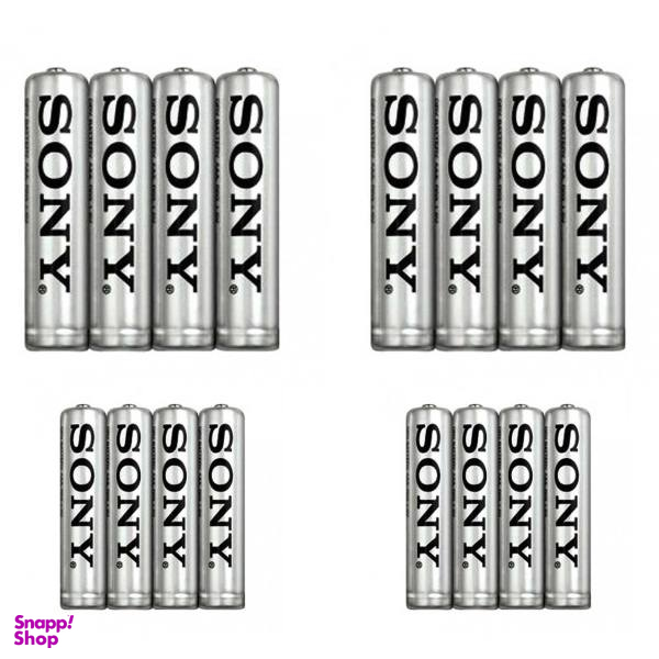 باتری قلمی و نیم قلمی سونی مدل New Ultra بسته 16 عددی