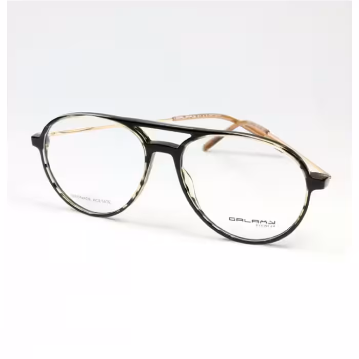 فریم عینک طبی مردانه گرد دوپل خلبانی جدید جذاب گلکسی. 70276