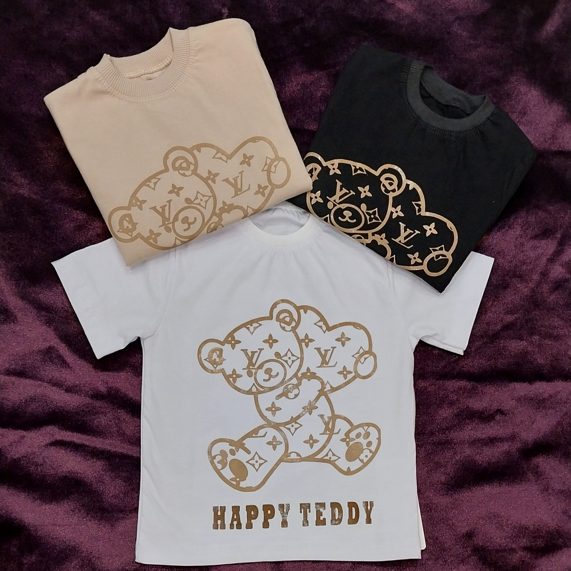 تیشرت و شلوارک happy teddy