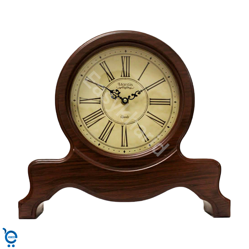 ساعت رومیزی چوبی مانتیس کد 109