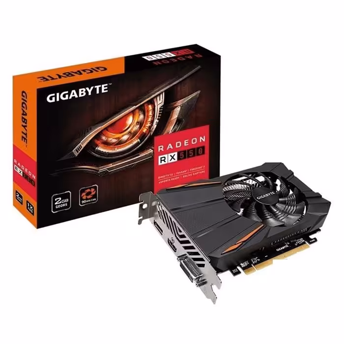VGA: Gigabyte RX 550 OC WF 2GB