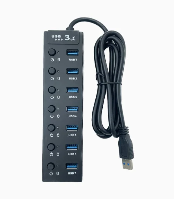 هاب 7 پورت USB 3.0 کلید دار کی نت مدل K-HUAMH907