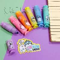 ماژیک علامت گذار  (هایلایتر ) فانتزی بسته 6 عددی طرح شکلات