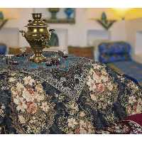 لحاف کرسی مدل گل سایز 350x350 سانتی متر