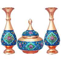 ست گلدان و شکلات خوری مدل پرداز