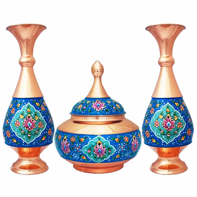 ست گلدان و شکلات خوری مدل پرداز