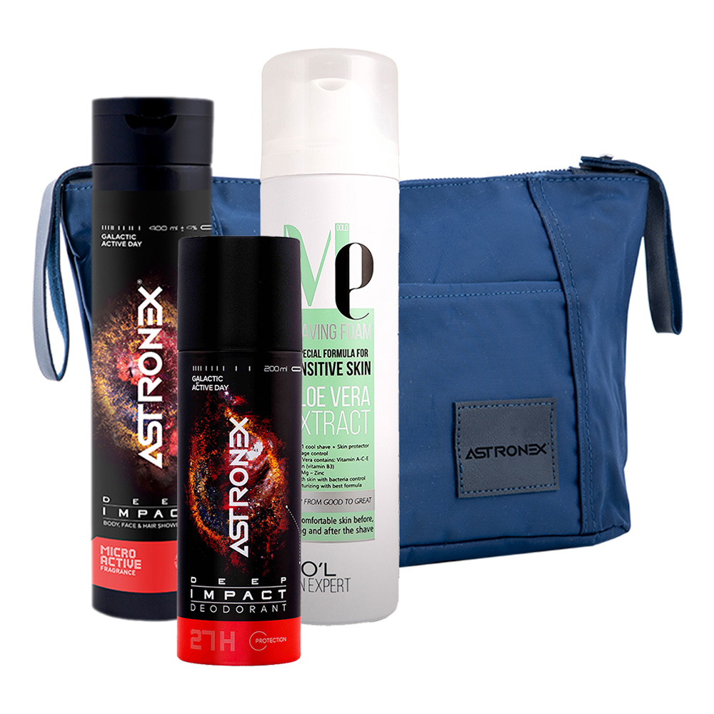 استرونکس پک مردانه دیپ ایمپکت بیول فوم اصلاح آلوئه ورا