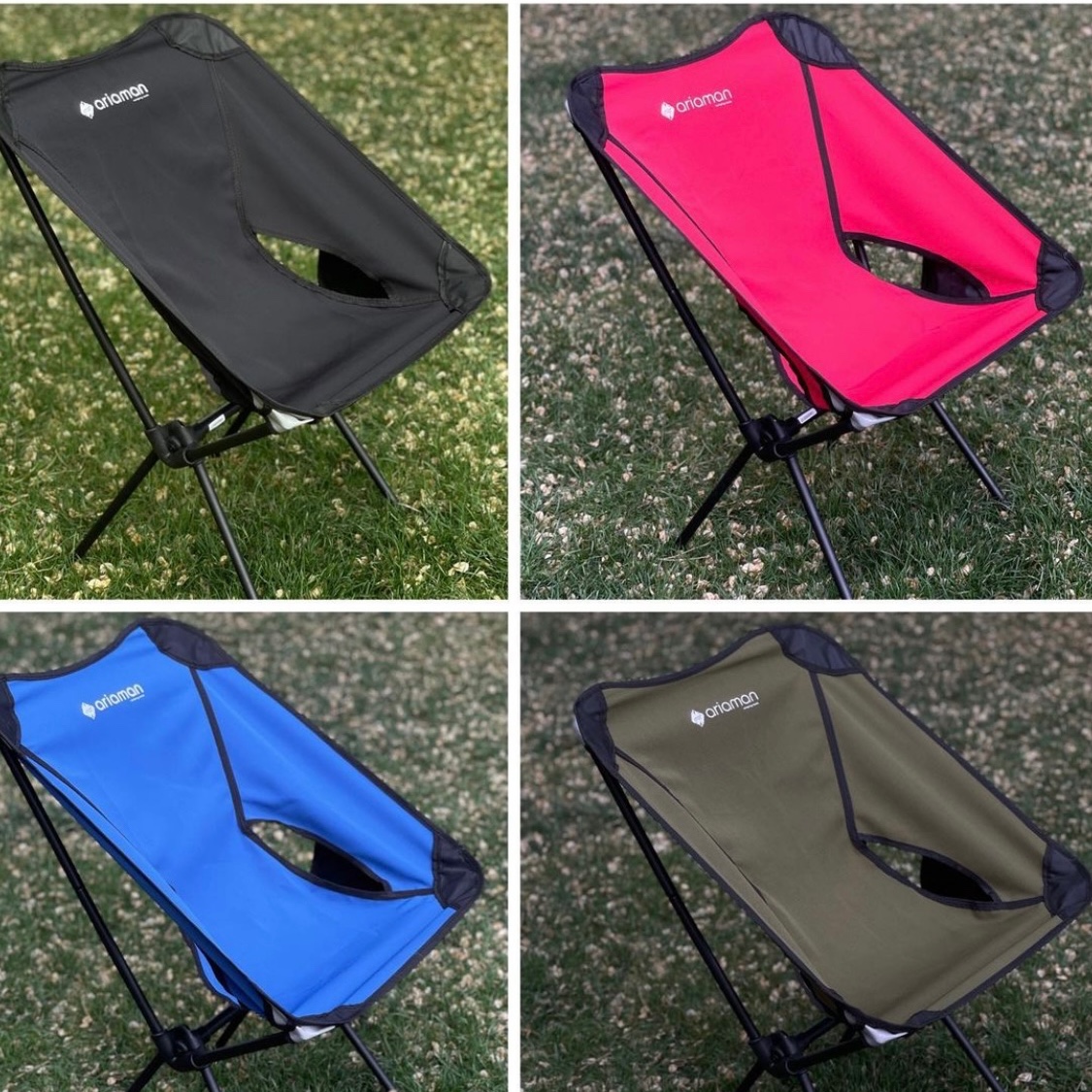 صندلی تاشو طبیعتگردی اریامن  تحمل وزن تا 120کیلوگرم 