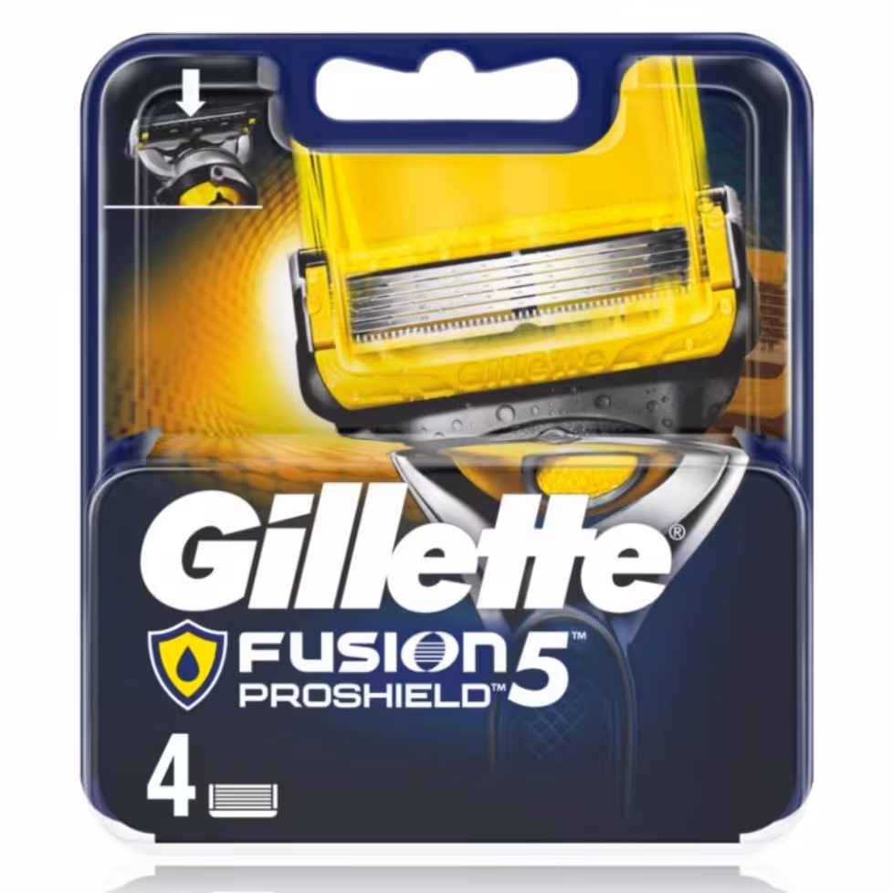 تیغ یدک ژیلت مدل فیوژن 5 پروشیلد اصل بسته 4 عددی – Gillette Fusion 5 proshield blade


