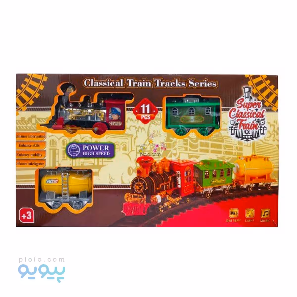 اسباب بازی قطار کلاسیک موزیکال برند پارس عمده و کارتنی