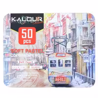 مداد پاستل 50 رنگ کالور KALOUR