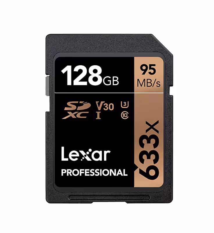 کارت حافظه Lexar 128GB 633x UHS-I SDHC